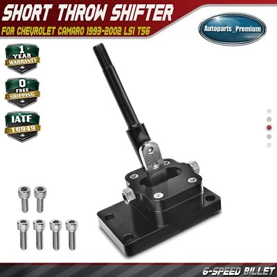 Short Throw Shifter for Chevrolet Camaro 1993-2002 LS1 T56 6-Speed Manual Trans. - Image 1 of 4