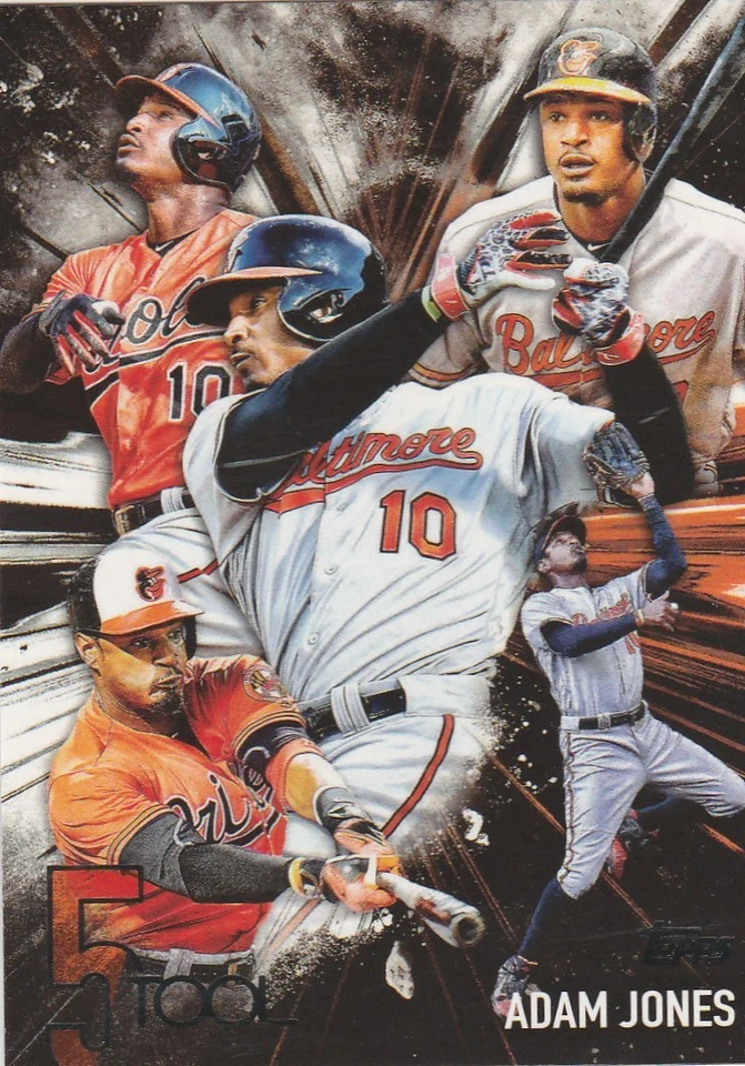 2017 TOPPS SERIES 1 ADAM JONES OF ORIOLES 5 TOOL #5T-39 SP HOT! - Image 1 of 1