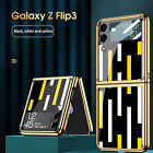 Für Samsung Galaxy Z Flip 3 5G Hülle Tasche Luxus Stripe Fold Überzug Hardcover