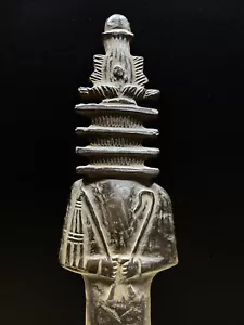 Hecho a mano Djed de Dios Osiris - Djed - Dios Osiris - Osiris egipcio - hormiga hecha a mano - Imagen 1 de 4