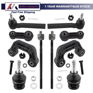For Subaru Impreza 2002 - 2003 New Front Rear Sway Bars Tie Rods Ball Joints Kit - Picture 1 of 6