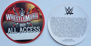 WWE Wrestle Mania 2021 Wrestling All Access Backstage Pass D26 - Bild 1 von 1