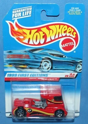 Hot Wheels 1999 First Editions Semi-Fast Die Cast Collector # 914 - Image 1 of 2
