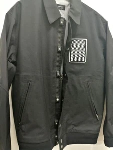 Acronym Men's Blk Varsity Jacket Black Size M 2503TY Used Good condtion - Picture 1 of 14