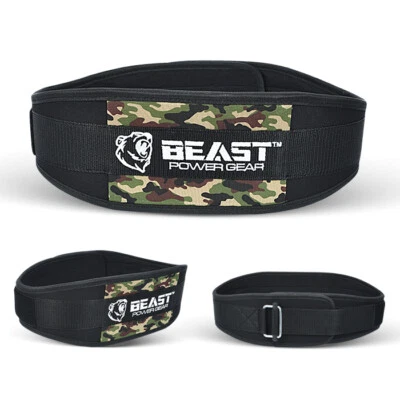 Neoprene Weight Lifting Belt - Advanced Back Support, Roller Closure Men & Women - Image 1 of 4