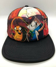 CN Cartoon Network Adventure Time Cap Hat Teen Snapback Black 100% Polyester