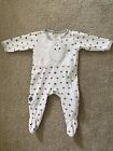 Nested Bean 3-6 month footed pajamas weighted unisex grey sleeper zen