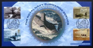 GB Benham 2001 Submarines Set on First Day Cover, Devonport Plymouth S/H/S - Picture 1 of 3
