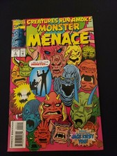 MONSTER MENACE  #2 1994 MARVEL -CREATURES RUN AMOK _ JACK KIRBY