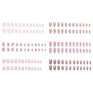 24pcs Fashionable French Style Wearing Fake Nails, Sparkling and Simple Lot C5 - Picture 1 of 27