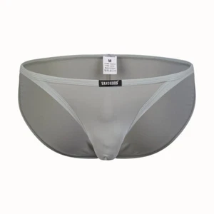 Mens Low-Rise Cool Ice Silk Briefs Sexy Bikini Swimwear Pouch Panties Underwear - Picture 1 of 28