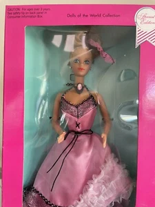 1990 Mattel Parisian Barbie Doll #9843 2nd Edition Dolls Of The World Brand New - Picture 1 of 6