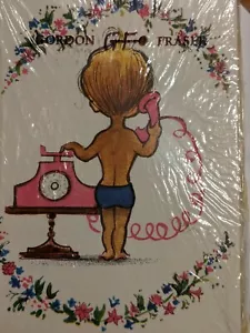 Gordon Fraser Vintage Birth Announcement Cards 1960's Sealed Super Rare - Bild 1 von 8