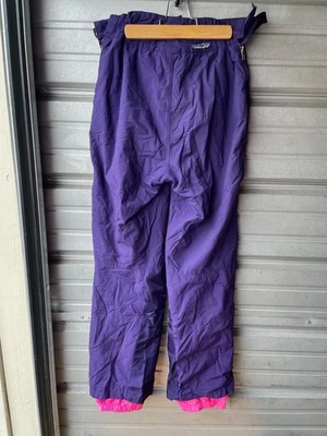 Pantalones de nieve babero púrpura Patagonia vintage años 90 mono esquí snowboard para mujer 6 Foto 1 de 4