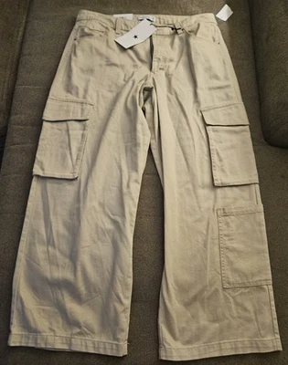 Pantalones Vanilla Star Ultra Coozy Carga Caquis Crema Nuevos con Etiquetas RAROS Foto 1 de 4