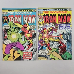 Iron Man 1st Series #76 & #77 Marvel Comics 1975 Lot Of 2 Vintage Books READ⬇ - Picture 1 of 12