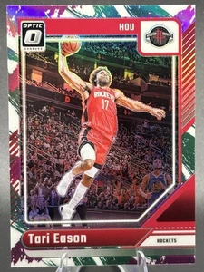 2024-25 Panini Donruss Optic SSP Rockets Tari Eason  #185 -SSP-  Jazz -Houston - Picture 1 of 2