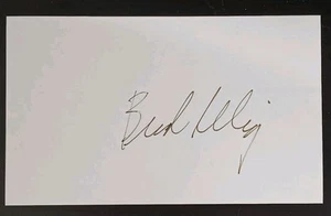 Bud Selig Autograph 3X5 Index Card - Picture 1 of 2