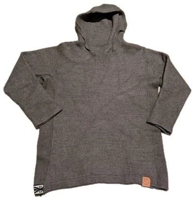 Paka the Hoodie Alpaca Blend Hooded Pullover Sweater Mens S Green/Eucalyptus - Image 1 of 4