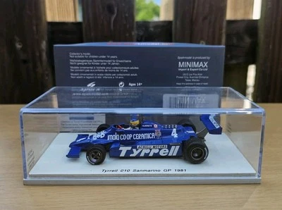 Tyrrell 010 San Marino GP 1981 Michele Alboreto 1:43 Spark - Bild 1 von 4