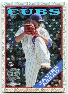 🔥 2023 Topps Update #T88CU-25 Javier Assad 1988 35th Anniversary Chrome - Image 1 of 2