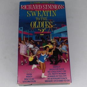 Sweatin' To The Oldies 2 VHS 1992 Fitness Aerobic Workout GoodTimes - Picture 1 of 6