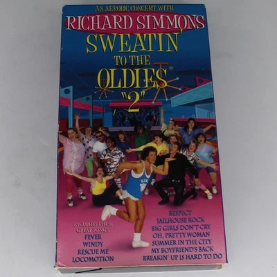 Sweatin' To The Oldies 2 VHS 1992 Fitness Aerobic Workout GoodTimes - Image 1 of 4