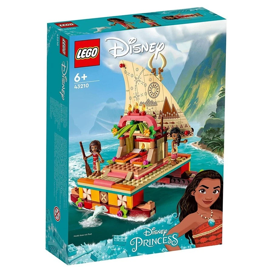 LEGO DISNEY PRINCESS 43210 Moana's Wayfinding Boat 321 PCS Building Toy Sealed - Image 1 of 4