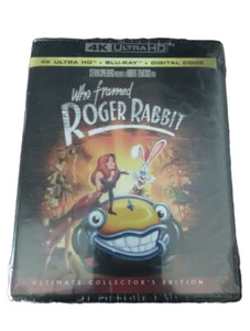 Who Framed Roger Rabbit 4K Ultra HD + Blu-Ray + Digital Code Disney Brand NEW - Picture 1 of 7