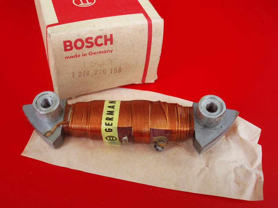 BOSCH • NOS 1 214 210 188 Ignition Front Armature Coil Hirth Kohler Lloyd Sachs  - Image 1 of 1