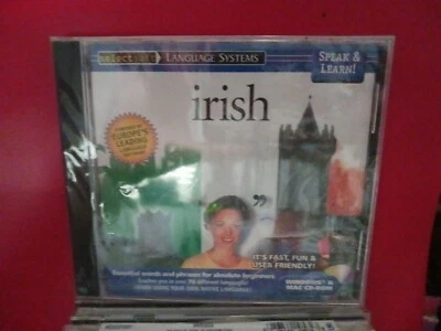 IRISH SPEAK & LEARN  GAME BRAND NEW PC GAME  - Image 1 of 4