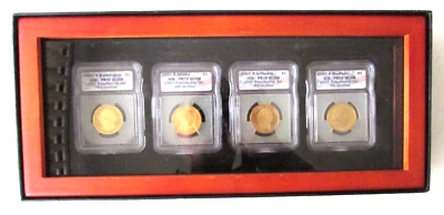 2007 ICG Four Coin Presidential $1 Gold Coin Set in Box PR-70 DCAM - Image 1 of 4