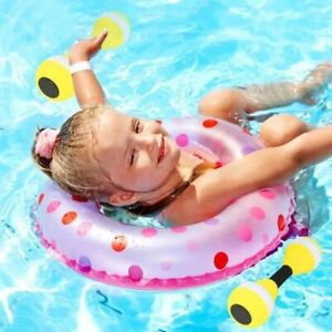 2PCS Float Pool Aqua Dumbbells Hand Weights Aerobics Dumbbell  Fitness Equipment