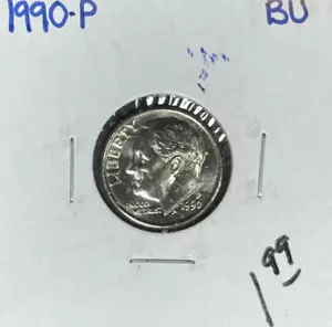 1990-P moneda de diez centavos Roosevelt ~ sin precio ~ hermosa moneda~ - Imagen 1 de 2