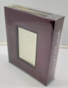 H) Canon Special Moments Burgundy Wine Photo Album 100 - 4" x 6" Pictures - Picture 1 of 7
