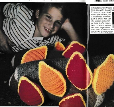 Play Camp Fire Toy - 16" long - Worsted weight Yarn - Crochet Pattern ONLY - Image 1 of 3