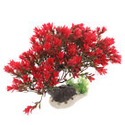  Fish Tank Landscaping Tree Plastic Plants Live for Tropical