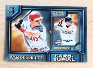 2000 Pacific Crown Royale IVAN RODRIGUEZ Card Supial w/BEN PETRICK Mini Card - Picture 1 of 2