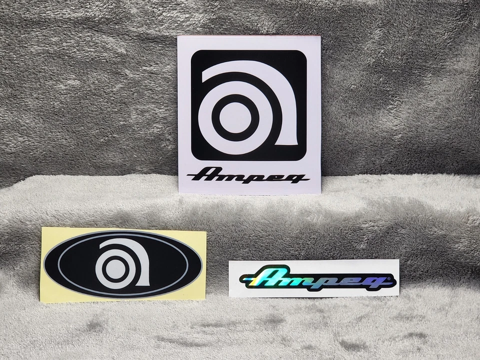 Ampeg Amplifiers 3 Sticker Set - Image 1 of 1