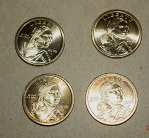 MONEDA DE DÓLAR DE UNA (1) LIBERTAD,"Sakawaya", Año 2000P, Nueva, Casi Sin Circular (AU) - Imagen 1 de 4