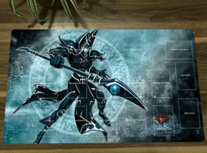 HOT Yu-Gi-Oh! Playmat Dark Magician CCG TCG Mat Trading Card Game Mat & Bag Gift - Picture 1 of 5