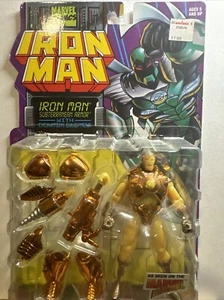 1996 Toy Biz Marvel Comics Iron Man Subterranean Armor with Excavation Equipment - Bild 1 von 11