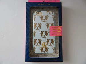 DABNEY LEE Hardshell Case with TPU insert iPhone 6 iPhone 6S Dog Face/Gold Blue - Picture 1 of 11