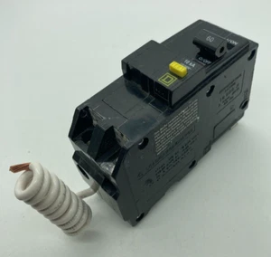 Disyuntor Square D QO260GFI 2 polos 60 amperios 120 240 V CA QO enchufe GFCI GFI - Imagen 1 de 13