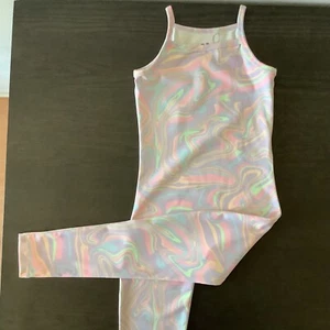 NWT Cotton On Kids Girls Active Size 4 Sleeveless Jumper The MVE Romper Pastle - Picture 1 of 7