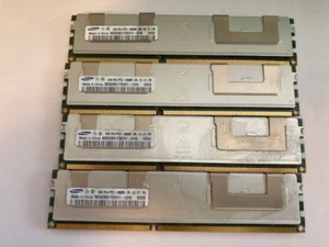 Genuine Samsung 16GB Server RAM Kit (4x4GB) 2Rx4 PC3-10600R ECC Reg DDR3 - Bild 1 von 5
