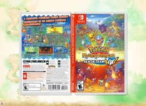 Pokémon Mystery Dungeon Rescue Team DX COVER ART: inserto/custodia Nintendo Switch - Foto 1 di 3