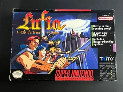 Lufia & the Fortress of Doom (Super Nintendo Entertainment System, 1993) No Map - Image 1 of 4