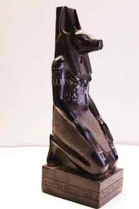 Hermosa estatuilla del antiguo dios egipcio Anubis, doctor egipcio Anubis. - Imagen 1 de 5