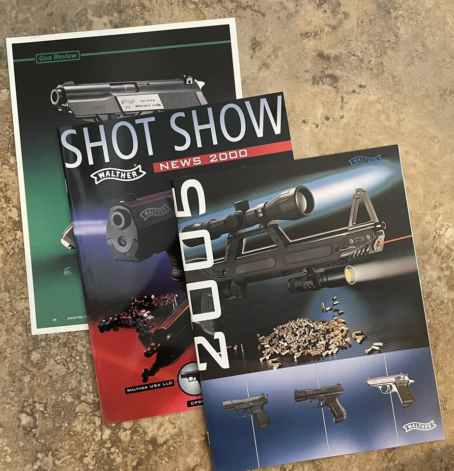 Walther Firearms Vintage 2000, 2005 Catalogs - Image 1 of 1